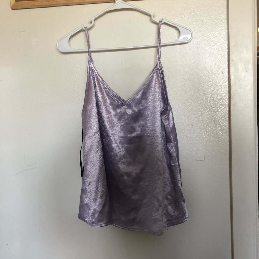 Forever 21 Purple Metallic Tank Top